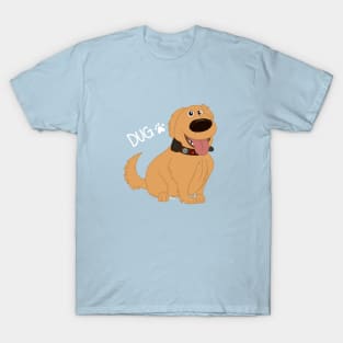 Dug the Dog WITH TEXT T-Shirt